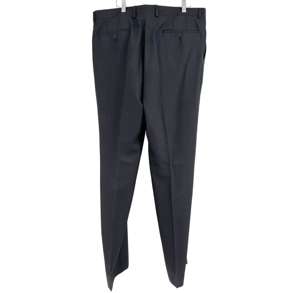 Tessuto Marzotto Men's 36/32.5‎ Gray 100% Wool Straight Leg Pants Italian